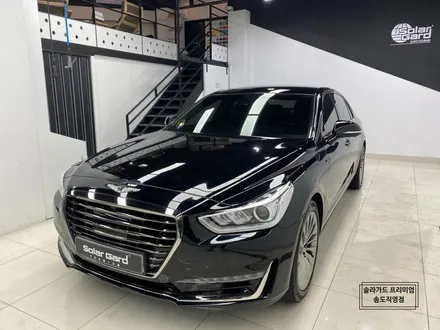 인천 랩핑 제네시스 EQ900 gloss glacier gray(유광 그레이셔 그레이) 시공퀄리티는 솔라가드 프리미엄 송도직영점이 최고!! / 인천 연수구 송도동