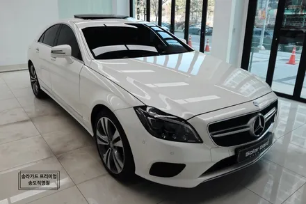 인천 송도 썬팅 (틴팅), 랩핑 벤츠 CLS 350d 솔라가드 프리미엄 티타늄 & 탑폴리에 루프스킨 블랙 시크 고급미 셋뚜셋뚜!! / 인천 연수구 송도동