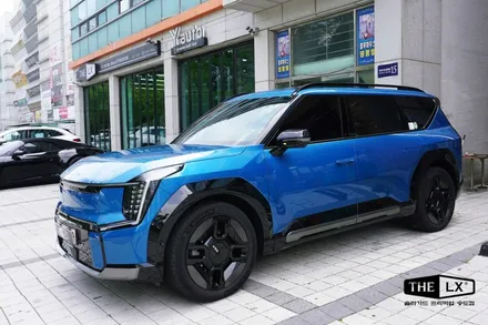 퀀텀 퀀텀블랙 필름 조합 썬팅 시공 기아 EV9 / 인천 연수구 송도동