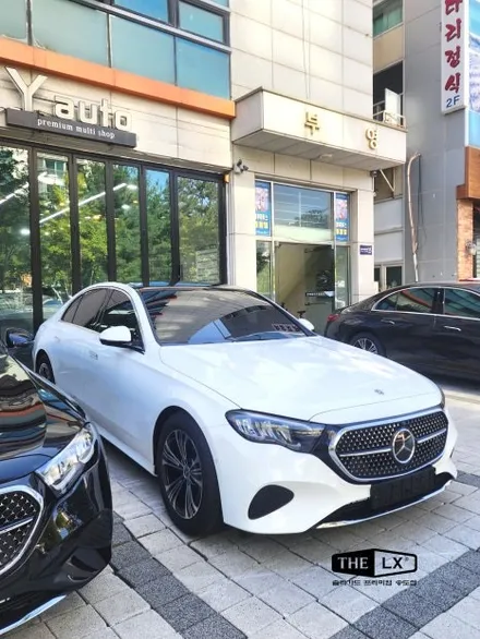 비오는 날 시야확보 위해 티타늄 썬팅 완료 벤츠 E300 / 인천 연수구 송도동