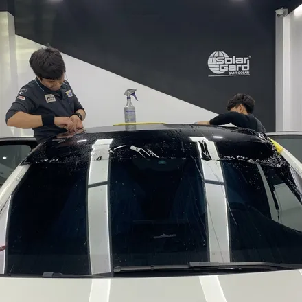 인천 PPF / 랩핑 추천 벤츠 GLC 300 쿠페 전체 PPF 시공 + 탑폴리에 루프스킨 (솔라가드 프리미엄 송도직영점) / 인천 연수구 송도동