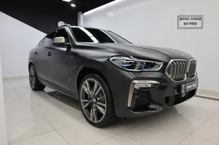 인천 송도 랩핑 BMW X6 사틴블랙 전체랩핑으로 묵직한 아우라!! / 인천 연수구 송도동