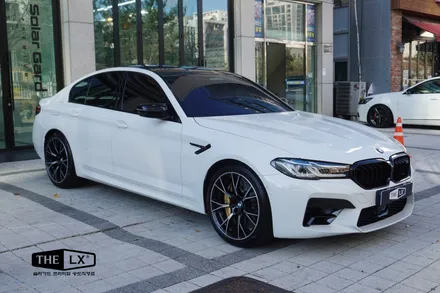 인천송도 자동차 썬팅추천업체 1순위 더엘엑스 (THE LX) 송도직영점 BMW M5 시공퀄리티 최고!! / 인천 연수구 송도동