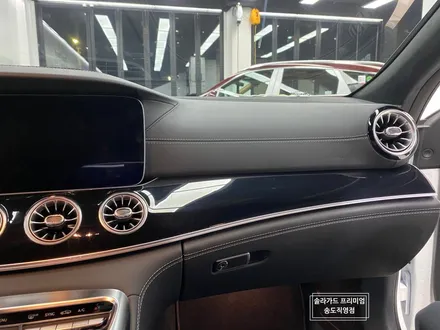 인천 벤츠 AMG GT43 전체랩핑(Gloss Glacier Gray)과 실내랩핑 잘하는 곳!! / 인천 연수구 송도동