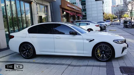 인천송도 자동차 썬팅추천업체 1순위 더엘엑스 (THE LX) 송도직영점 BMW M5 시공퀄리티 최고!! / 인천 연수구 송도동