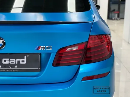 인천 랩핑 잘하는 곳 / BMW F10 M5 satin ocean shimmer (사틴오션쉬머) 전체랩핑 / 인천 연수구 송도동