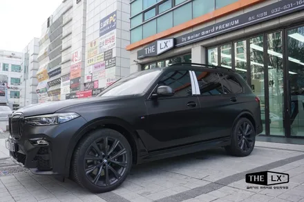 BMW X7 자동차썬팅고민은 이제 그만! 더엘엑스 LX필름으로 완벽한 틴팅시공했어요! / 인천 연수구 송도동