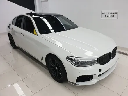 인천 랩핑 잘하는 곳 솔라가드 프리미엄 송도직영점 BMW 550d 사틴블랙 전체랩핑 시공후기 / 인천 연수구 송도동