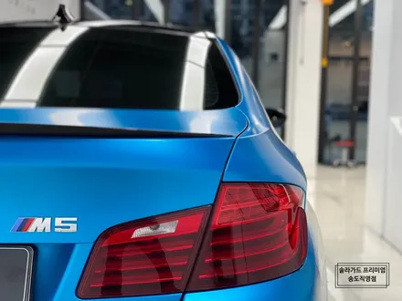 인천 랩핑 잘하는 곳 / BMW F10 M5 satin ocean shimmer (사틴오션쉬머) 전체랩핑 / 인천 연수구 송도동
