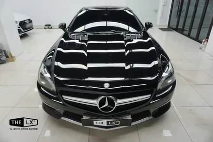 이제 더이상의 재시공은 없다! 인천 송도 썬팅 재시공 벤츠 SL63 블랙포스 장착을 위해 LX+퀀텀블랙 조합 썬팅시공완료 / 인천 연수구 송도동