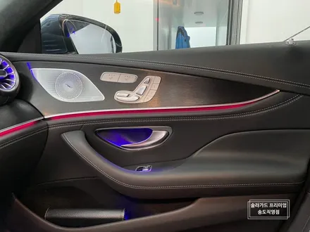 인천 벤츠 AMG GT43 전체랩핑(Gloss Glacier Gray)과 실내랩핑 잘하는 곳!! / 인천 연수구 송도동