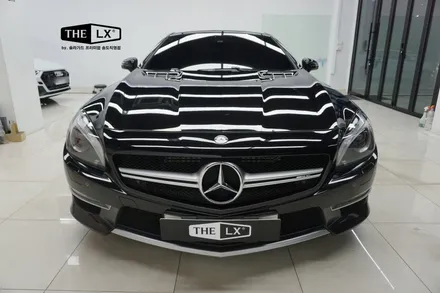 이제 더이상의 재시공은 없다! 인천 송도 썬팅 재시공 벤츠 SL63 블랙포스 장착을 위해 LX+퀀텀블랙 조합 썬팅시공완료 / 인천 연수구 송도동