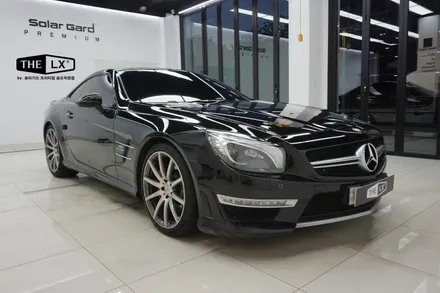 이제 더이상의 재시공은 없다! 인천 송도 썬팅 재시공 벤츠 SL63 블랙포스 장착을 위해 LX+퀀텀블랙 조합 썬팅시공완료 / 인천 연수구 송도동
