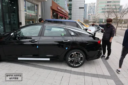 인천 썬팅(틴팅)추천 K5 솔라가드 LX와 퀀텀블랙 조합은 진리!! 시크미와 고급미 업!! / 인천 연수구 송도동