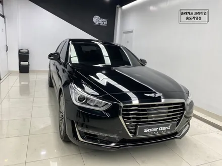 인천 랩핑 제네시스 EQ900 gloss glacier gray(유광 그레이셔 그레이) 시공퀄리티는 솔라가드 프리미엄 송도직영점이 최고!! / 인천 연수구 송도동