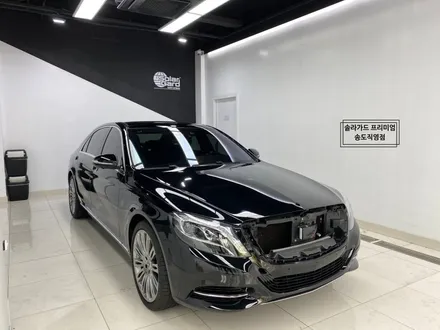 인천 랩핑 벤츠 S클래스 S350d 반무광 사틴 다크 그레이 전체랩핑으로 고급미 카리스마로 시선강탈!! / 인천 연수구 송도동