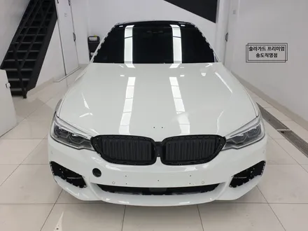 인천 랩핑 잘하는 곳 솔라가드 프리미엄 송도직영점 BMW 550d 사틴블랙 전체랩핑 시공후기 / 인천 연수구 송도동