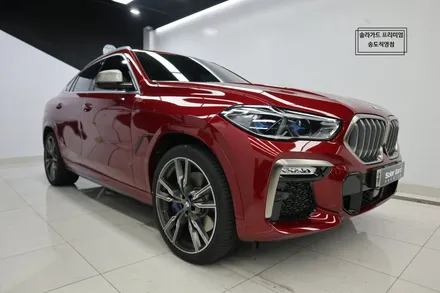 인천 송도 랩핑 BMW X6 사틴블랙 전체랩핑으로 묵직한 아우라!! / 인천 연수구 송도동