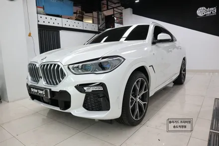 인천송도랩핑 사틴블랙 전체랩핑으로 포스 제대로 BMW X6!! / 인천 연수구 송도동