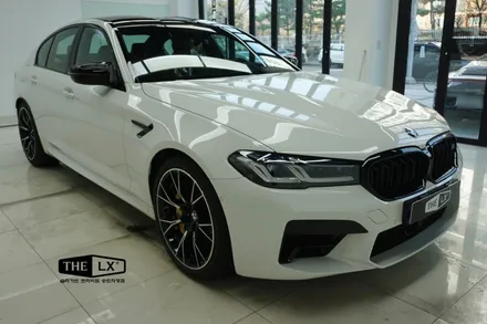 인천송도 자동차 썬팅추천업체 1순위 더엘엑스 (THE LX) 송도직영점 BMW M5 시공퀄리티 최고!! / 인천 연수구 송도동