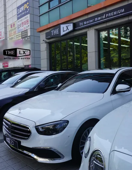 인천송도 썬팅추천업체!! 벤츠 E250 틴팅도 역시 THE LX 송도직영점에서 깔끔하게 시공 완료!! / 인천 연수구 송도동
