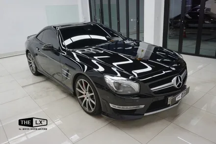 이제 더이상의 재시공은 없다! 인천 송도 썬팅 재시공 벤츠 SL63 블랙포스 장착을 위해 LX+퀀텀블랙 조합 썬팅시공완료 / 인천 연수구 송도동