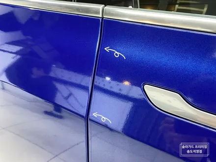 인천 랩핑 추천 / 테슬라 모델3 화이트에서 Gloss Deep Blue Metallic (유광 딥블루 메탈릭)으로 화려한 변신!! / 인천 연수구 송도동