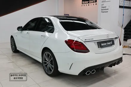 인천 신차패키지 벤츠 C43 AMG, 솔라가드 퀀텀 썬팅으로 고급미의 정점을!! (+유리발수코팅 / 솔라가드 프리미엄 송도직영점) / 인천 연수구 송도동