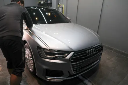 솔라가드프리미엄 인천송도직영점 - 아우디 A6 45TFSI 신차패키지 (퀀텀시공 PPF 유리막코팅 블랙박스 하이패스) / 인천 연수구 송도동