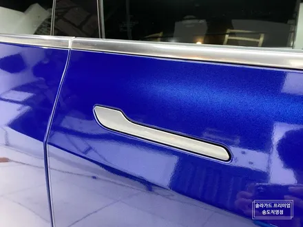 인천 랩핑 추천 / 테슬라 모델3 화이트에서 Gloss Deep Blue Metallic (유광 딥블루 메탈릭)으로 화려한 변신!! / 인천 연수구 송도동