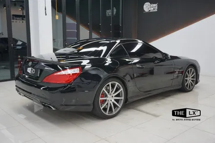 이제 더이상의 재시공은 없다! 인천 송도 썬팅 재시공 벤츠 SL63 블랙포스 장착을 위해 LX+퀀텀블랙 조합 썬팅시공완료 / 인천 연수구 송도동