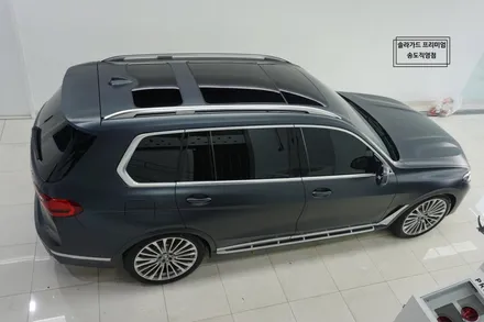 인천송도신차패키지 전문업체 BMW X7 출고 후 솔라가드 LX 썬팅 시공 / 인천 연수구 송도동