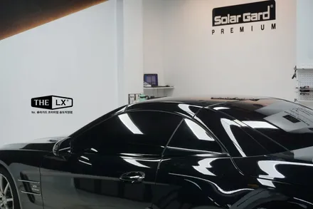 이제 더이상의 재시공은 없다! 인천 송도 썬팅 재시공 벤츠 SL63 블랙포스 장착을 위해 LX+퀀텀블랙 조합 썬팅시공완료 / 인천 연수구 송도동