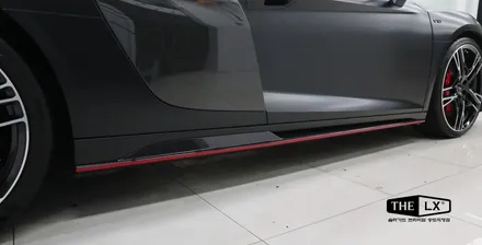 인천송도 아우디 R8 전체랩핑 완료!! 사틴블랙의 매력에 제대로 빠졌어요! / 인천 연수구 송도동