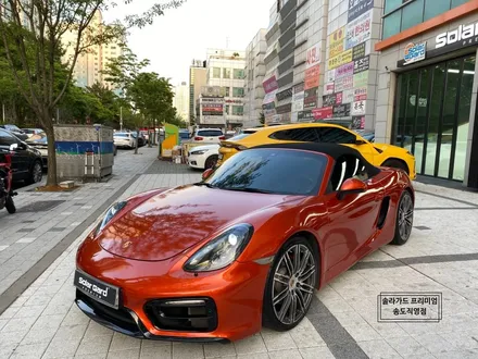 인천 랩핑 잘하는 곳!! 포르쉐 박스터 GTS 유광 피에리 오렌지 / 인천 연수구 송도동