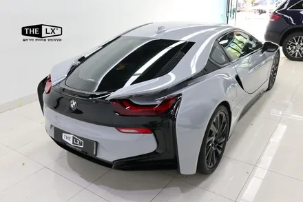 인천 송도 BMW i8 랩핑도 역시 최고! 유광 쿨그레이 색상으로 변화하여 더더욱 설레이는 I8 시공후기 / 인천 연수구 송도동