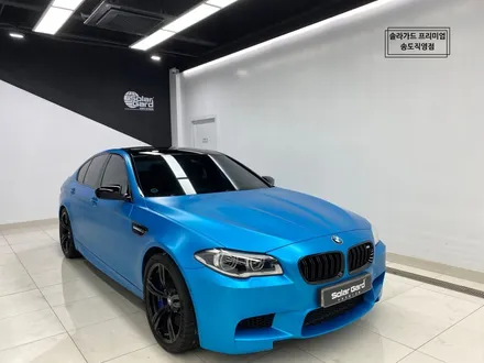 인천 랩핑 잘하는 곳 / BMW F10 M5 satin ocean shimmer (사틴오션쉬머) 전체랩핑 / 인천 연수구 송도동