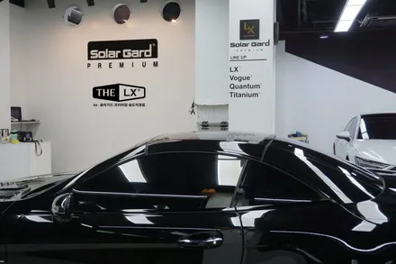 이제 더이상의 재시공은 없다! 인천 송도 썬팅 재시공 벤츠 SL63 블랙포스 장착을 위해 LX+퀀텀블랙 조합 썬팅시공완료 / 인천 연수구 송도동