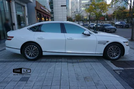 인천 송도 제네시스 G80 신차패키지에 퀀텀썬팅이 빠질 수 없죠. 솔라가드 프리미엄 송도직영점 퀀텀 틴팅 시공 후기! / 인천 연수구 송도동