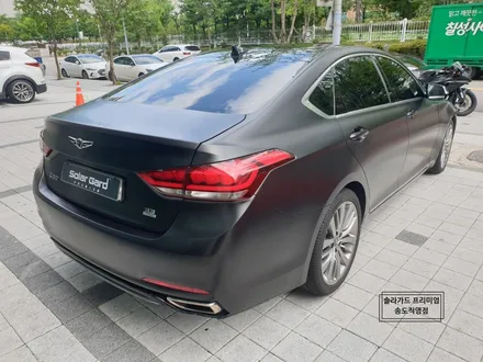 인천 랩핑 묵직한 고급미의 최고는 사틴블랙이지!! G80 전체 랩핑 시공후기 / 인천 연수구 송도동
