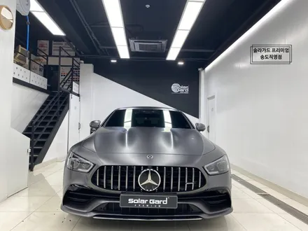 인천 랩핑 추천 벤츠 AMG GT43 반무광 사틴 다크 그레이로 시선강탈 카리스마!! / 인천 연수구 송도동