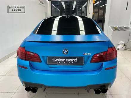 인천 랩핑 잘하는 곳 / BMW F10 M5 satin ocean shimmer (사틴오션쉬머) 전체랩핑 / 인천 연수구 송도동