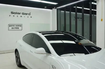 인천 송도 신차검수 / 테슬라 모델3 솔라가드 프리미엄 티타늄 썬팅으로 인천 신차패키지 완성! (솔라가드 프리미엄 송도직영점) / 인천 연수구 송도동