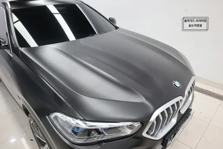 인천송도랩핑 사틴블랙 전체랩핑으로 포스 제대로 BMW X6!! / 인천 연수구 송도동