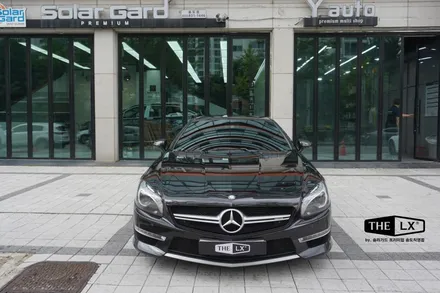이제 더이상의 재시공은 없다! 인천 송도 썬팅 재시공 벤츠 SL63 블랙포스 장착을 위해 LX+퀀텀블랙 조합 썬팅시공완료 / 인천 연수구 송도동