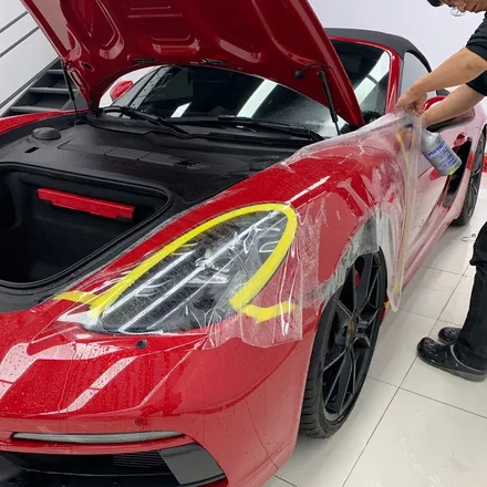 인천 ppf 잘하는 곳! 테리장과 함께하는 포르쉐 718 gts 스톤칩 보호 패키지!! / 인천 연수구 송도동