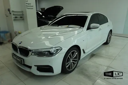 송도 틴팅 추천업체 BMW 520d 썬팅 재시공은 더엘엑스 솔라가드 프리미엄 퀀텀필름! / 인천 연수구 송도동