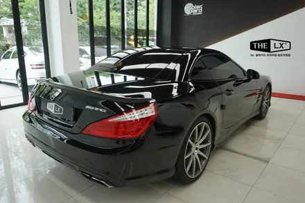 이제 더이상의 재시공은 없다! 인천 송도 썬팅 재시공 벤츠 SL63 블랙포스 장착을 위해 LX+퀀텀블랙 조합 썬팅시공완료 / 인천 연수구 송도동