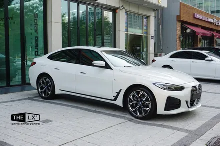 인천송도 BMW i4 자동차 썬팅추천 THE LX 솔라가드프리미엄 퀀텀 틴팅시공후기!! / 인천 연수구 송도동