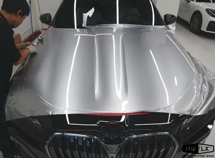 BMW i7 GT실버 투톤 랩핑으로 순정 옵션 비용 아끼기 / 인천 연수구 송도동